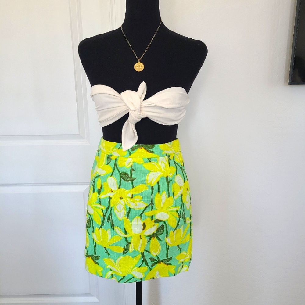 J. Crew Colorful Floral Skirt